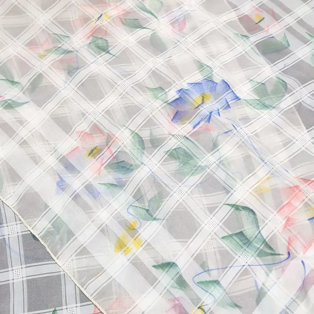 3 designer‎ luxury scarves. Gim Renoir, Capri Rose, watercolor